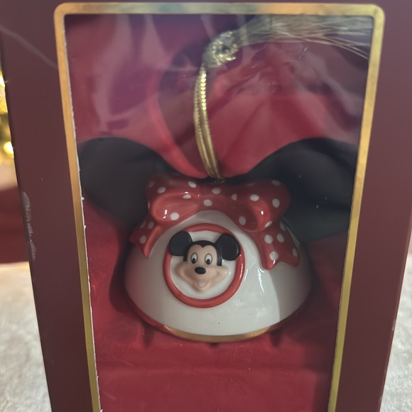 NIB LENOX Walt Disney Showcase My Own Mickey Mouse Ears Girl Ornament - Picture 2 of 6